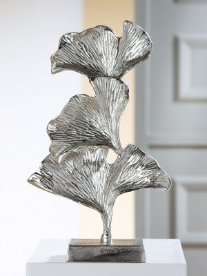 Aluminium Skulptur Ginkgo