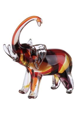 Glasart Skulptur Elefant