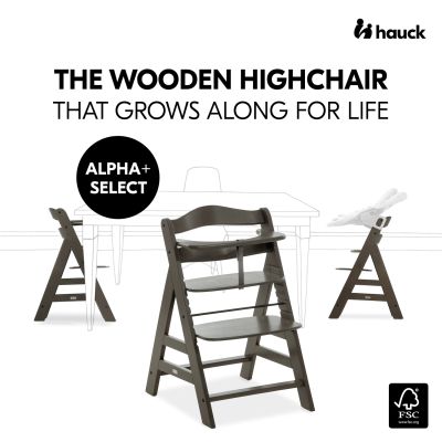 Hauck Alpha + Select Holzhochstuhl