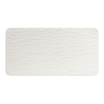 Servierplatte rechteckig - Manufacture Rock blanc